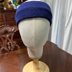 Navy Blue Knit Headband